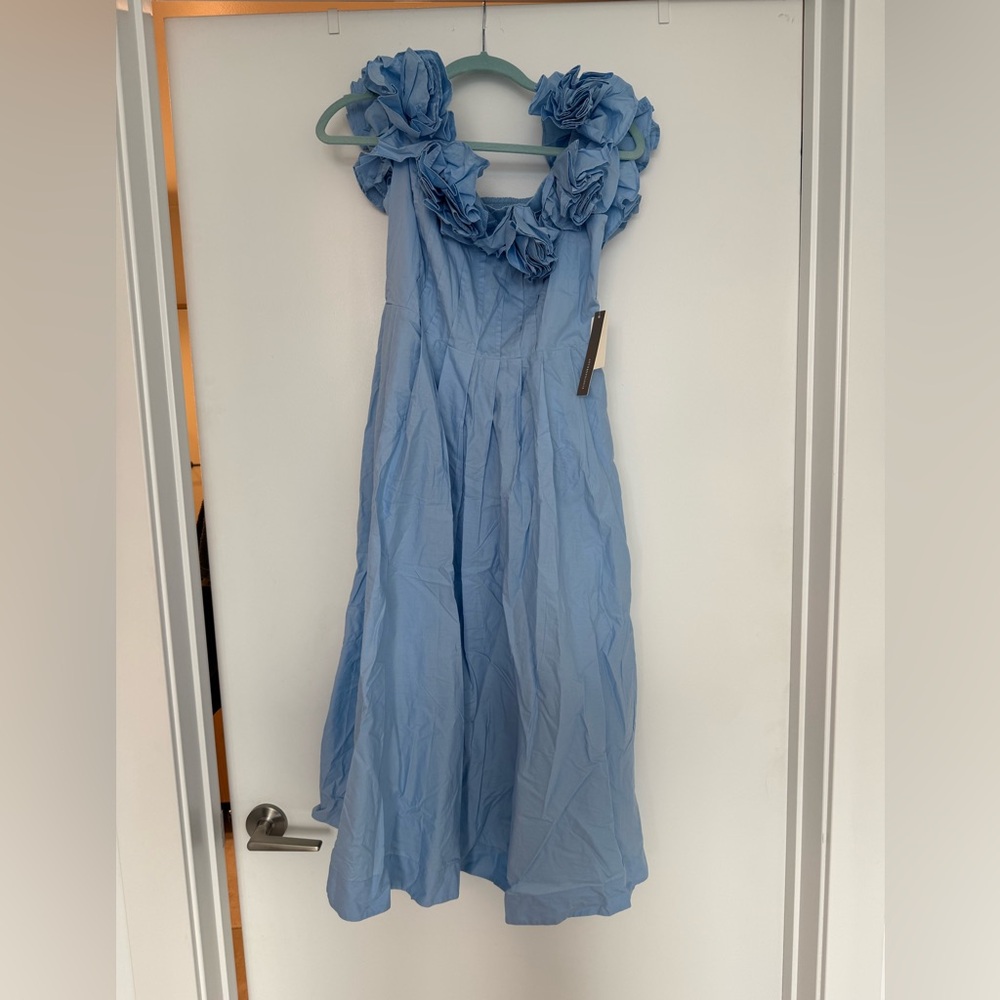ANTHROPOLOGIE MAEVE BLUE DRESS